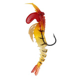 Maxbell Maxbell Lead Head Multi-jointed Shrimp Fishing Lure Red Yellow