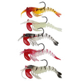 Maxbell Maxbell Lead Head Multi-jointed Shrimp Fishing Lure Red Yellow