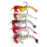 Maxbell Maxbell Lead Head Multi-jointed Shrimp Fishing Lure Red Yellow