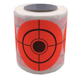 Maxbell Maxbell 250pcs Paper Target Roll Florescent 2.5" Adhesive Shooting Target Stickers