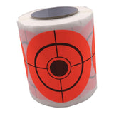 Maxbell Maxbell 250pcs Paper Target Roll Florescent 2.5" Adhesive Shooting Target Stickers