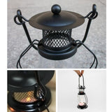 Maxbell 2 pcs Candlestick Kerosene Lamp for Indoor Decorative Outdoor Patio Home