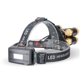 Maxbell Maxbell Fishing Headlight Outdoor Sports Headlamp with Adjustable Headband Gold