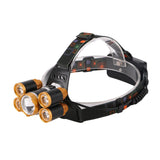 Maxbell Maxbell Fishing Headlight Outdoor Sports Headlamp with Adjustable Headband Gold