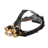 Maxbell Maxbell Fishing Headlight Outdoor Sports Headlamp with Adjustable Headband Gold