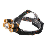 Maxbell Maxbell Fishing Headlight Outdoor Sports Headlamp with Adjustable Headband Gold