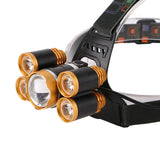 Maxbell Maxbell Fishing Headlight Outdoor Sports Headlamp with Adjustable Headband Gold