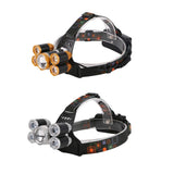 Maxbell Maxbell Fishing Headlight Outdoor Sports Headlamp with Adjustable Headband Gold