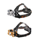 Maxbell Maxbell Fishing Headlight Outdoor Sports Headlamp with Adjustable Headband Gold