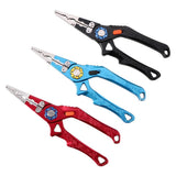 Maxbell Maxbell Multifunctional Long Nose Fishing Plier Hook Remover Wire Line Cutter Red