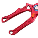 Maxbell Maxbell Multifunctional Long Nose Fishing Plier Hook Remover Wire Line Cutter Red