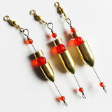 Maxbell Maxbell Carolina Ready Rig with Brass Sinker & 3 Glass Beads & Swivel M