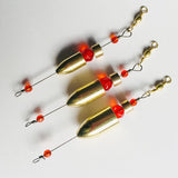 Maxbell Maxbell Carolina Ready Rig with Brass Sinker & 3 Glass Beads & Swivel M