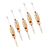 Maxbell Maxbell Carolina Ready Rig with Brass Sinker & 3 Glass Beads & Swivel M