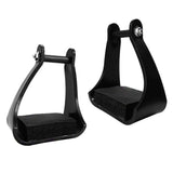 Maxbell Maxbell Horse Saddle Western Stirrups Horse Riding Steel Stirrups with Foam Treads