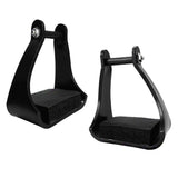 Maxbell Maxbell Horse Saddle Western Stirrups Horse Riding Steel Stirrups with Foam Treads