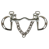 Maxbell Maxbell Stainless steel Equestrian Horse Bit Combination Correctional Short Shank L