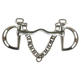 Maxbell Maxbell Stainless steel Equestrian Horse Bit Combination Correctional Short Shank L