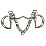 Maxbell Maxbell Stainless steel Equestrian Horse Bit Combination Correctional Short Shank L