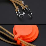 Maxbell Maxbell 4pcs Silicone Spinner Target 3/4/5/6cm Slingshot Swinging Spinning Targets