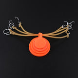 Maxbell Maxbell 4pcs Silicone Spinner Target 3/4/5/6cm Slingshot Swinging Spinning Targets