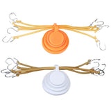 Maxbell Maxbell 4pcs Silicone Spinner Target 3/4/5/6cm Slingshot Swinging Spinning Targets