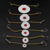 Maxbell Maxbell 6x Slingshot Spinner Target 2/3/4/5/6/8cm Shooting Practice Swinging Targets