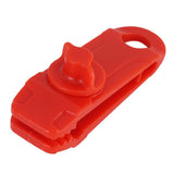Maxbell Maxbell Heavy Duty Camping Tarp Clips Tent Awning Clamps Guyline Fastener Red