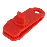 Maxbell Maxbell Heavy Duty Camping Tarp Clips Tent Awning Clamps Guyline Fastener Red