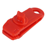 Maxbell Maxbell Heavy Duty Camping Tarp Clips Tent Awning Clamps Guyline Fastener Red