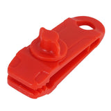 Maxbell Maxbell Heavy Duty Camping Tarp Clips Tent Awning Clamps Guyline Fastener Red