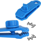 Maxbell Maxbell Heavy Duty Camping Tarp Clips Tent Awning Clamps Guyline Fastener Blue