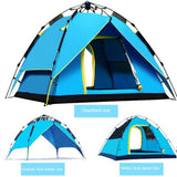Maxbell Maxbell Portable 3-4 Person Tent Waterproof for Camping Hiking Backpacking - Blue