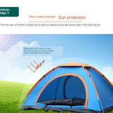 Maxbell Maxbell 2 Person Dual Door Rodless Tent Ultralight Portable Outdoor Camping Shelter