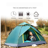 Maxbell Maxbell Easy Setup Tent Waterproof for 3-4 Person Camping Hiking Backpacking - Green