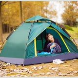 Maxbell Maxbell Easy Setup Tent Waterproof for 3-4 Person Camping Hiking Backpacking - Green