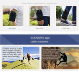 Maxbell Maxbell Sports Arm Band Mobile Phone Holder Running Jogging Armband Storage Bag Blue