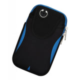 Maxbell Maxbell Sports Arm Band Mobile Phone Holder Running Jogging Armband Storage Bag Blue
