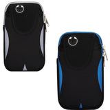 Maxbell Maxbell Sports Arm Band Mobile Phone Holder Running Jogging Armband Storage Bag Gray