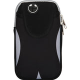 Maxbell Maxbell Sports Arm Band Mobile Phone Holder Running Jogging Armband Storage Bag Gray