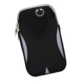 Maxbell Maxbell Sports Arm Band Mobile Phone Holder Running Jogging Armband Storage Bag Gray