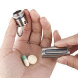 Maxbell Maxbell Titanium Waterproof  Sealed Box Bottle Mini Match Capsule Case Holder Tank S