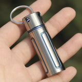 Maxbell Maxbell Titanium Waterproof  Sealed Box Bottle Mini Match Capsule Case Holder Tank S