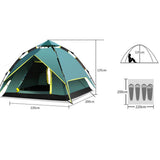 Maxbell Maxbell Portable 3-4 Person Tent Automatic Pop Up  Sun Shelter for Camping Hiking