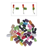 Maxbell 2x50 Pieces Fishing Nuggets Water Soluble PVA Foam Carp Rig Tackle Accessories