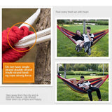 Maxbell Maxbell 2 Person Outdoor Garden Hammock Portable Camping Swing Sleeping Hanging Bed