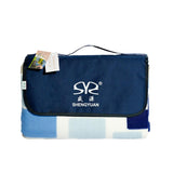 Maxbell Maxbell Travel Picnic Camping Mat Waterproof Outdoor Beach Folding Camping Pad Blue