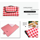 Maxbell Maxbell Portable Waterproof Camping Mat Outdoor Picnic Blanket Mattresses Pad Black