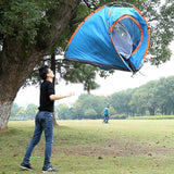 Maxbell Maxbell 2-3 Person Quick Opening Automatic Camping Tent 2 Door with Picnic Blanket