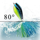 Maxbell Maxbell Carbon Steel Thunder Frog Fishing Lure Sequins  Blue